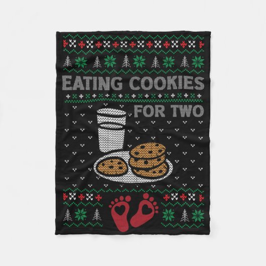 Schwangerschaft Junge Mutter Fleecedecke (Vorderseite)