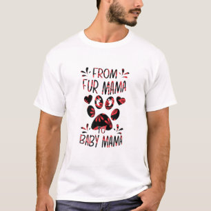 Schwangerschaft Katzen Mama Ankündigung   Von Mama T-Shirt