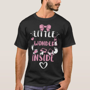 Schwangerschaft Little Wonder Inside Baby Girl Red T-Shirt
