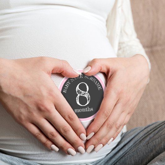 Schwangerschaft Monatliche Babyaufkleber Aufkleber