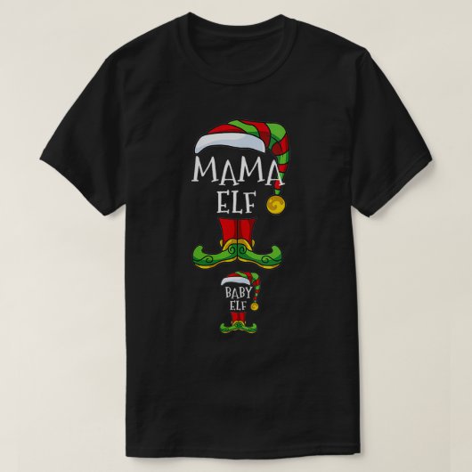 Schwangerschaft Mutter und Kind Elf Mutterschaft M T-Shirt (Design vorne)