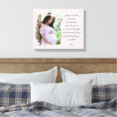 Schwangerschaft Mutterschaft Baby erwarten Zitat m Leinwanddruck (Insitu (Schlafzimmer))