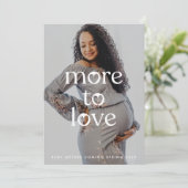 Schwangerschaft Mutterschaft Foto Ankündigung (Stehend Vorderseite)