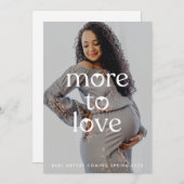 Schwangerschaft Mutterschaft Foto Ankündigung (Vorne/Hinten)