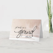 Schwangerschaft Neue Kinderoffenbarung für Familie Karte (Vorderseite)