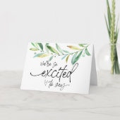 Schwangerschaft Neue Kinderoffenbarung für Familie Karte (Vorderseite)