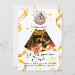 Schwangerschaft New Baby Ultrasound Sonogram Foto Einladung