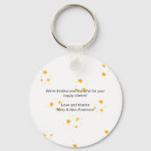 Schwangerschaft New Baby Ultrasound Sonogram Foto Schlüsselanhänger (Rückseite)