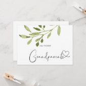 Schwangerschaft Offenbarung Große Großeltern Niedl Karte (Vorderseite/Rückseite Beispiel)