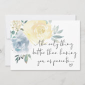 Schwangerschaft Offenbarung Neue Großeltern Ich bi Karte (Vorderseite)