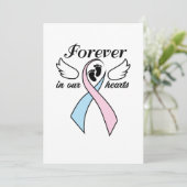 Schwangerschaft Säugling Verlust Bewusstsein für e Ankündigung (Stehend Vorderseite)