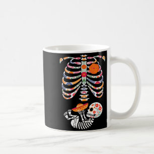 Schwangerschaft Skelett Bauch Tag Der Toten Dia De Kaffeetasse