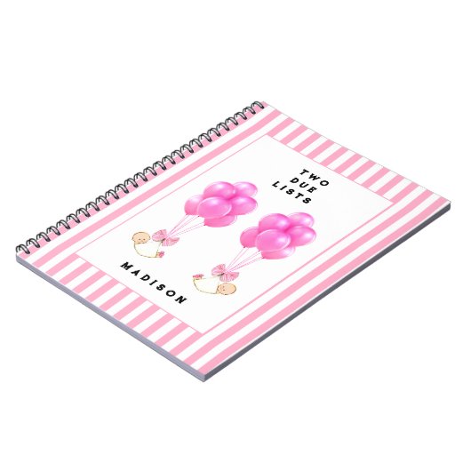 Schwangerschaft Twins Notizblock (Linke Seite)