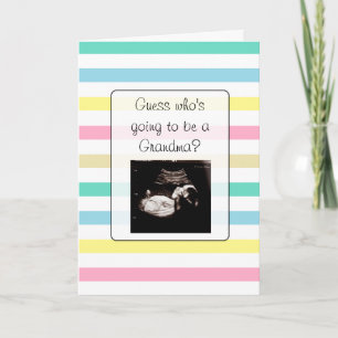 Schwangerschaft Ultrasound Bild Oma Ankündigung