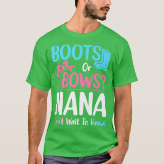 Schwangerschaft und Announc bei Stiefeln oder Boge T-Shirt