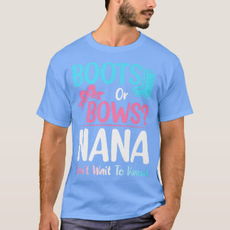 Schwangerschaft und Announc bei Stiefeln oder Boge T-Shirt
