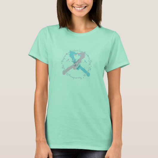 Schwangerschaft und Säugling Tag des Verlustes Bew T-Shirt (Vorderseite)