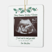 Schwangerschaft Weihnachtsbaumdekor Ultrasound Bab Keramikornament (Links)
