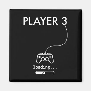 Schwangerschafts-Ankündigung-Shirts für Gamer Magnet