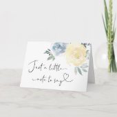 Schwangerschafts-Baby-Reveal für familienblaue Blu Karte (Vorderseite)