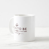 Schwangerschafts-Mitteilung bald, zum Mama-neue Kaffeetasse (Vorderseite Links)