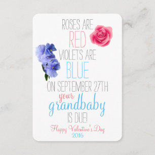 Schwangerschafts-Mitteilung Einladung