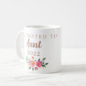 SCHWANGERSCHAFTS-MITTEILUNG ZU TANTE KAFFEETASSE (Vorderseite Links)