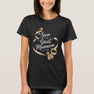 Schwangerschafts-Offenbarung Bald Groß Mommom Est T-Shirt