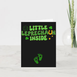 Schwangerschafts-Offenbarung St. Patrick's Day Ill Karte
