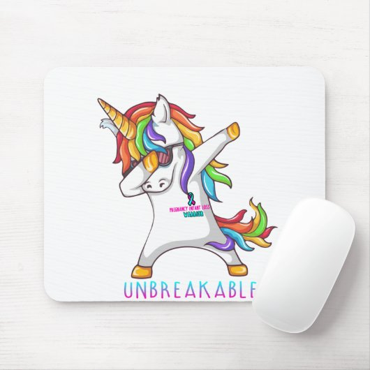 Schwangerschafts-Säuglings-Verlust-Krieger Mousepad (Mit Mouse)