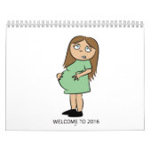 Schwangerschafts-Spaß-Kalender 2016 Kalender (Titelbild)