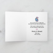 Schwangerschafts-Stützkarte - Wartezeit ist- fast Karte (Innenseite)