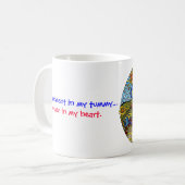 Schwangerschafts-Tasse Kaffeetasse (Vorderseite Links)