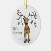 Schwangerschafts-Weihnachtsverzierung - Keramik Ornament (Rechts)