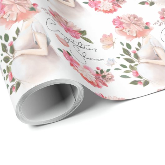 Schwangerschaftsabbruch Geschenkpapier (Rolleneckpunkt)