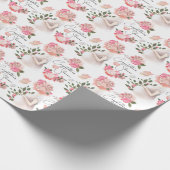 Schwangerschaftsabbruch Geschenkpapier (Ecke)