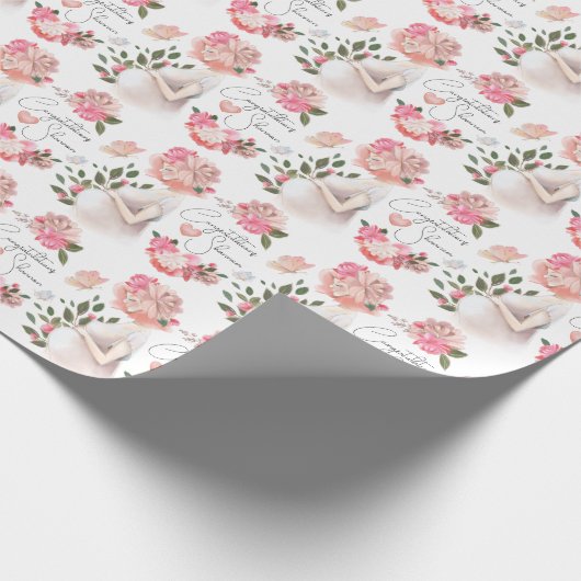 Schwangerschaftsabbruch Geschenkpapier (Ecke)