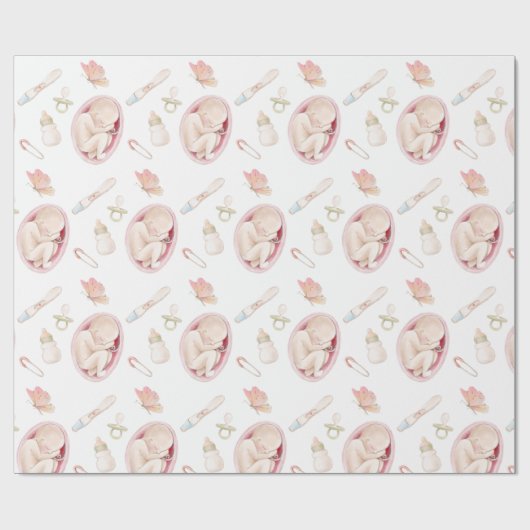 Schwangerschaftsabbruch Geschenkpapier (Flach)