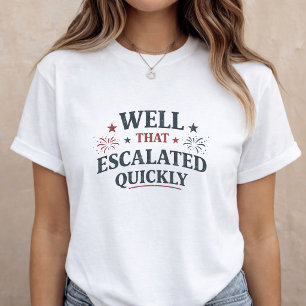 Schwangerschaftsankündigung 4. Juli werdende Mutte T-Shirt