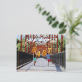 Schwangerschaftsankündigung auf Spanisch Ankündigungspostkarte (Stehend Vorderseite)