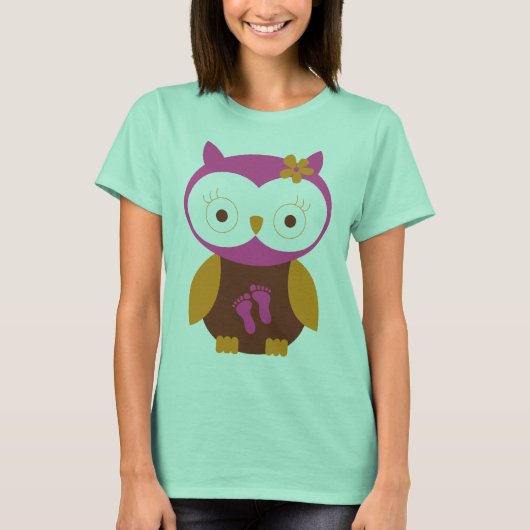 Schwangerschaftsankündigung Baby unterwegs T-Shirt (Vorderseite)