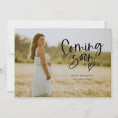 Schwangerschaftsankündigung | Baldes Herz Ankündigung (Vorderseite)