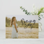 Schwangerschaftsankündigung | Baldes Herz Ankündigung (Stehend Vorderseite)