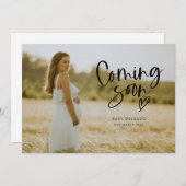 Schwangerschaftsankündigung | Baldes Herz Ankündigung (Vorne/Hinten)