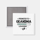 Schwangerschaftsankündigung erstes Enkelkind - Bew Magnet (Vorderseite/Rückseite)