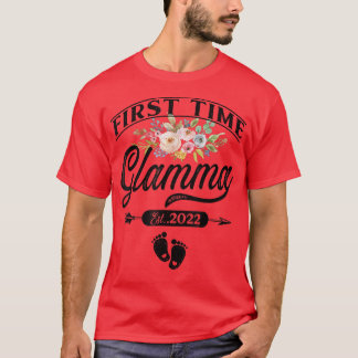 Schwangerschaftsankündigung Erstmaliges Glamma Est T-Shirt