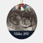 Schwangerschaftsankündigung | Foto bei Schwangersc Keramik Ornament (Links)