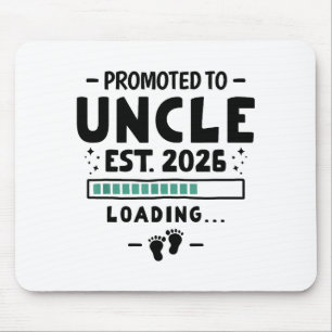Schwangerschaftsankündigung für Familie zum Onkel  Mousepad