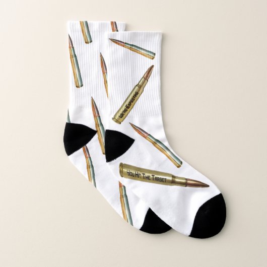 Schwangerschaftsankündigung für Gun-Enthusiast Socken (Paar)