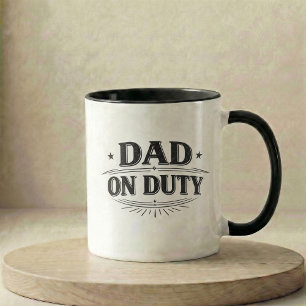 Schwangerschaftsankündigung Geschenk Vater im Dien Tasse